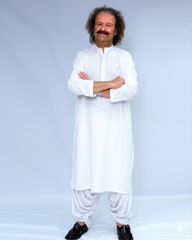 White Kameez Shalwar Cotton
