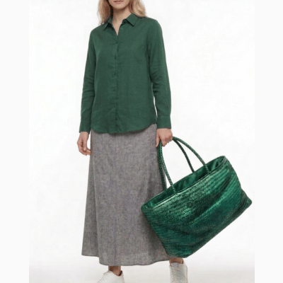 Artisan Weave Oversized Tote