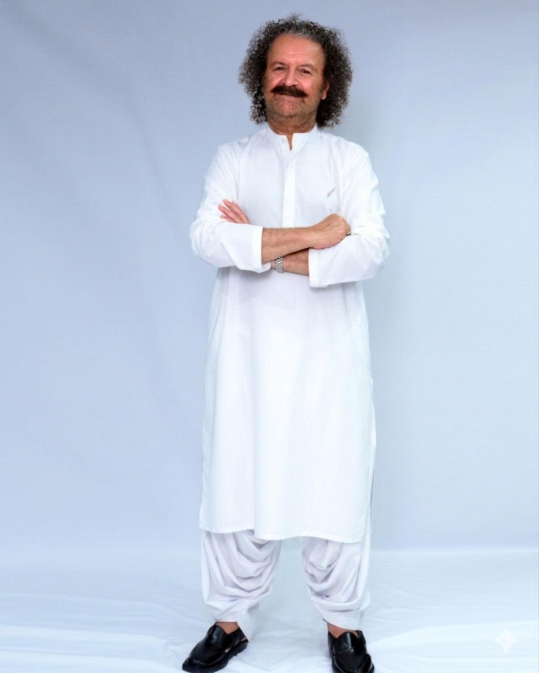 White Kameez Shalwar Cotton